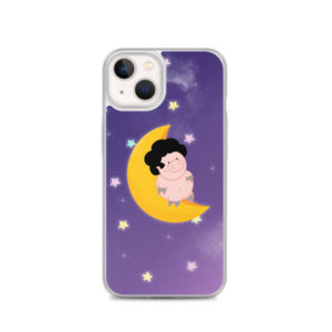 Pig on the Moon iPhone Case